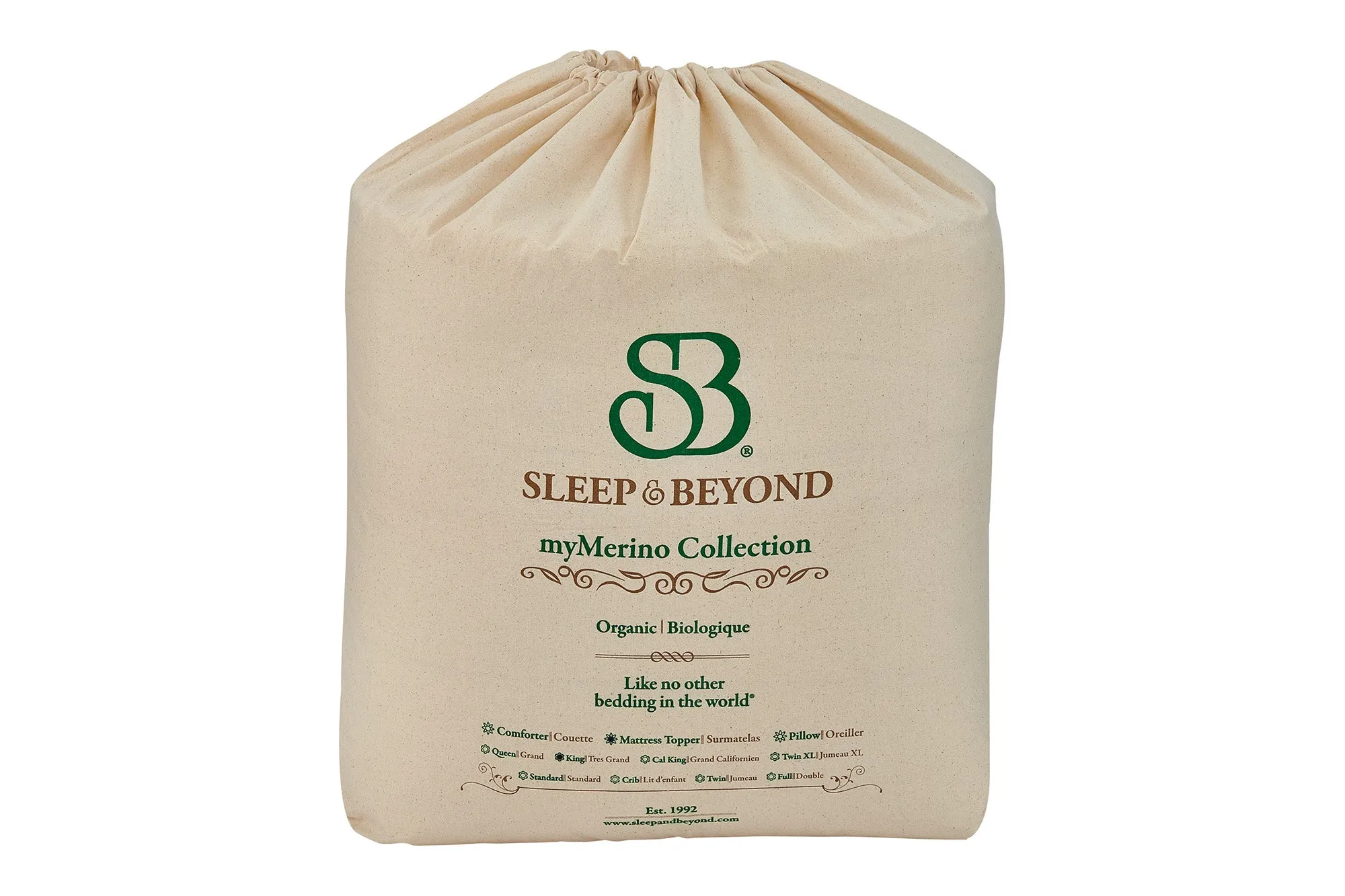 myMerino Organic Merino Wool Mattress Topper