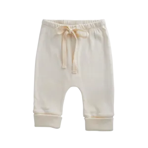 Nature Baby Cotton Drawstring Pants NATURAL