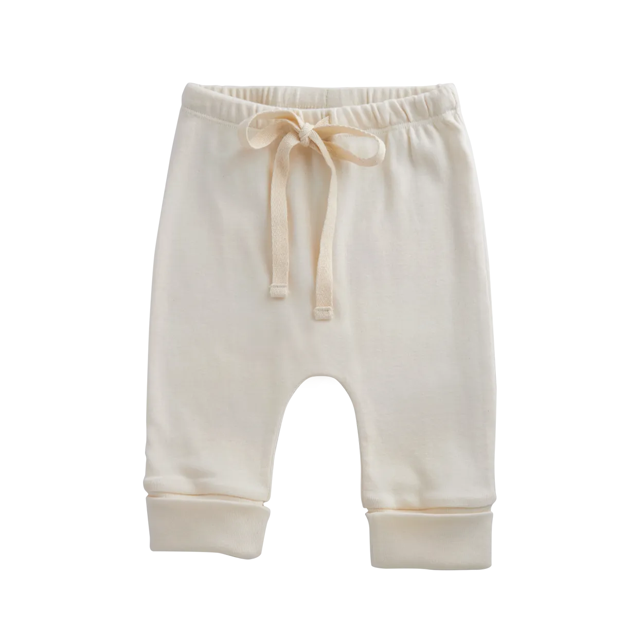Nature Baby Cotton Drawstring Pants NATURAL
