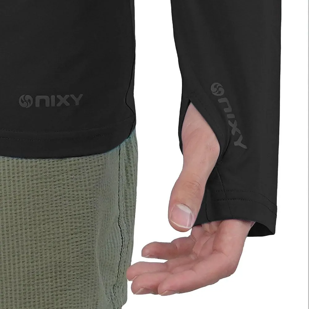 NIXY Men's Long Sleeve Shirt Rash Guard - UPF50  Sun Protection, Quick Dry, Super Light and Soft