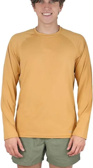 NIXY Men's Long Sleeve Shirt Rash Guard - UPF50  Sun Protection, Quick Dry, Super Light and Soft