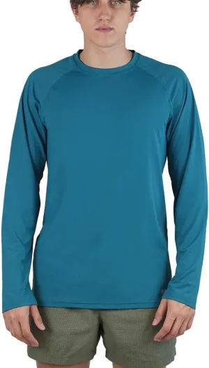 NIXY Men's Long Sleeve Shirt Rash Guard - UPF50  Sun Protection, Quick Dry, Super Light and Soft