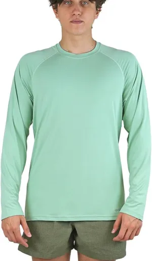 NIXY Men's Long Sleeve Shirt Rash Guard - UPF50  Sun Protection, Quick Dry, Super Light and Soft