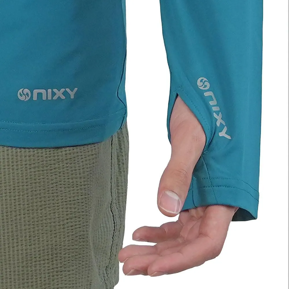 NIXY Men's Long Sleeve Shirt Rash Guard - UPF50  Sun Protection, Quick Dry, Super Light and Soft