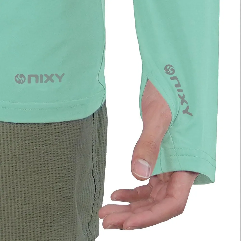 NIXY Men's Long Sleeve Shirt Rash Guard - UPF50  Sun Protection, Quick Dry, Super Light and Soft