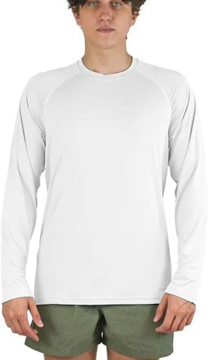 NIXY Men's Long Sleeve Shirt Rash Guard - UPF50  Sun Protection, Quick Dry, Super Light and Soft