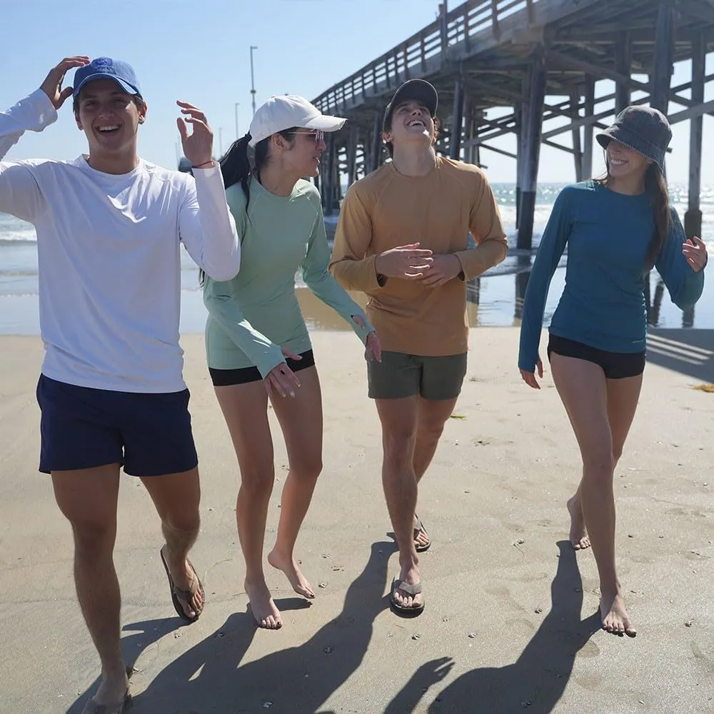 NIXY Men's Long Sleeve Shirt Rash Guard - UPF50  Sun Protection, Quick Dry, Super Light and Soft