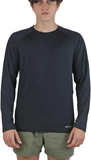 NIXY Men's Long Sleeve Shirt Rash Guard - UPF50  Sun Protection, Quick Dry, Super Light and Soft