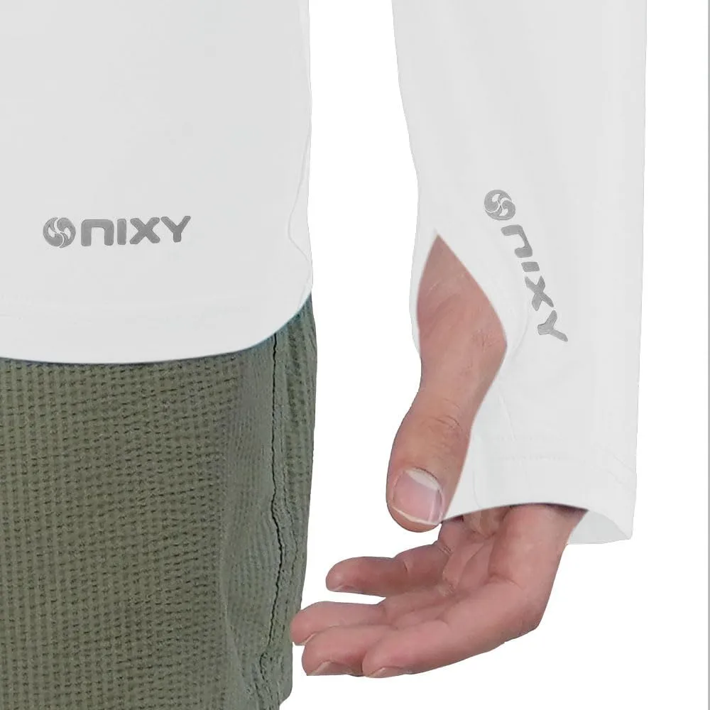 NIXY Men's Long Sleeve Shirt Rash Guard - UPF50  Sun Protection, Quick Dry, Super Light and Soft