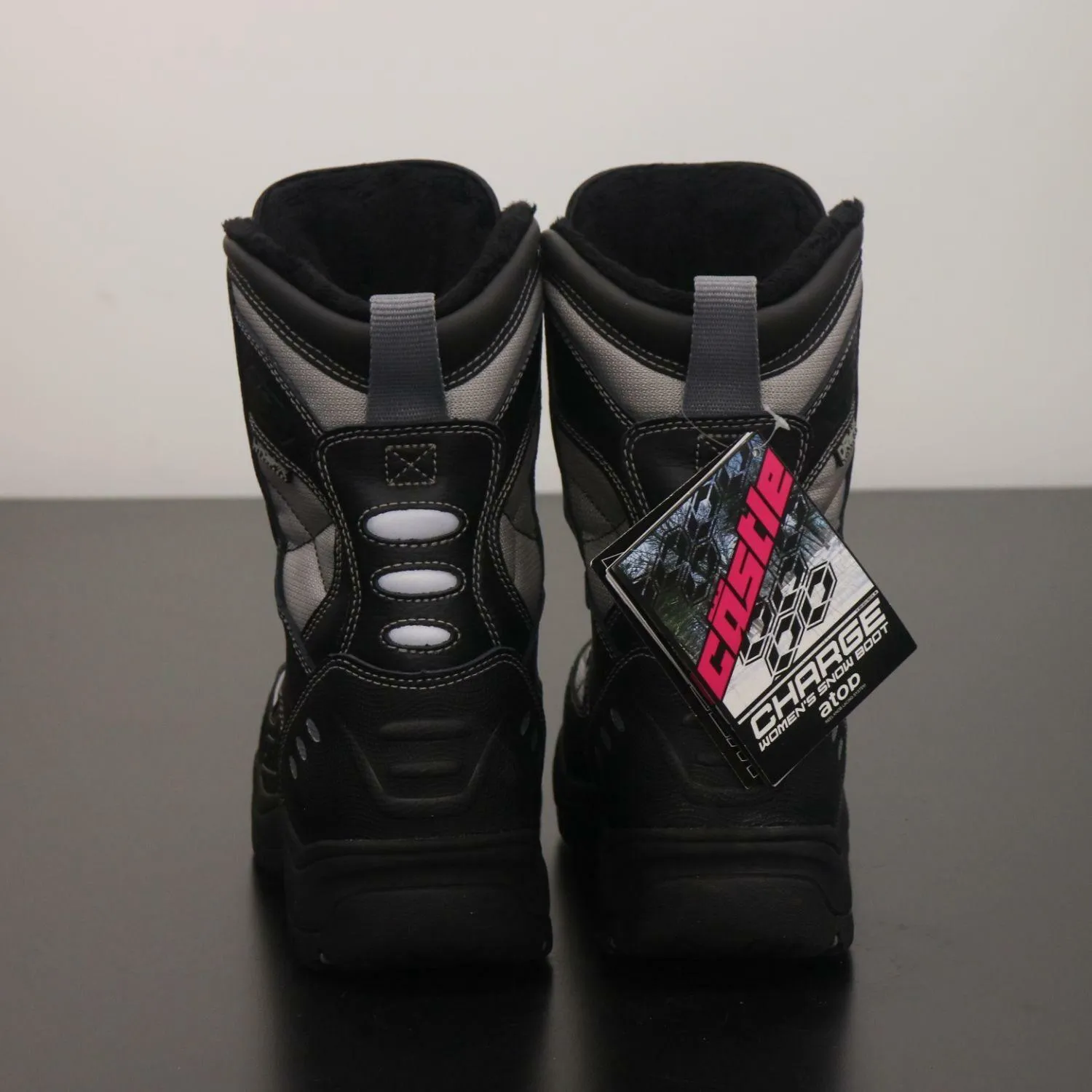 OPEN BOX - Castle X Womens Size 10 Charge Atop Boots Black