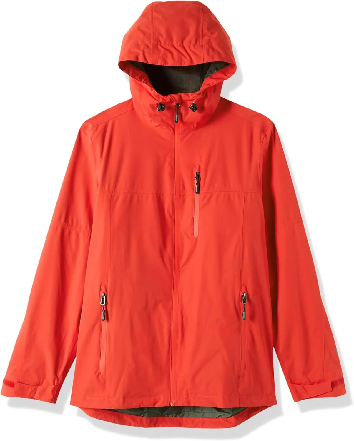 Outdoor Ventures Men's Packable Rain Jacket Waterproof Lightweight Raincoat with Hood Windproof Cycling Jackets