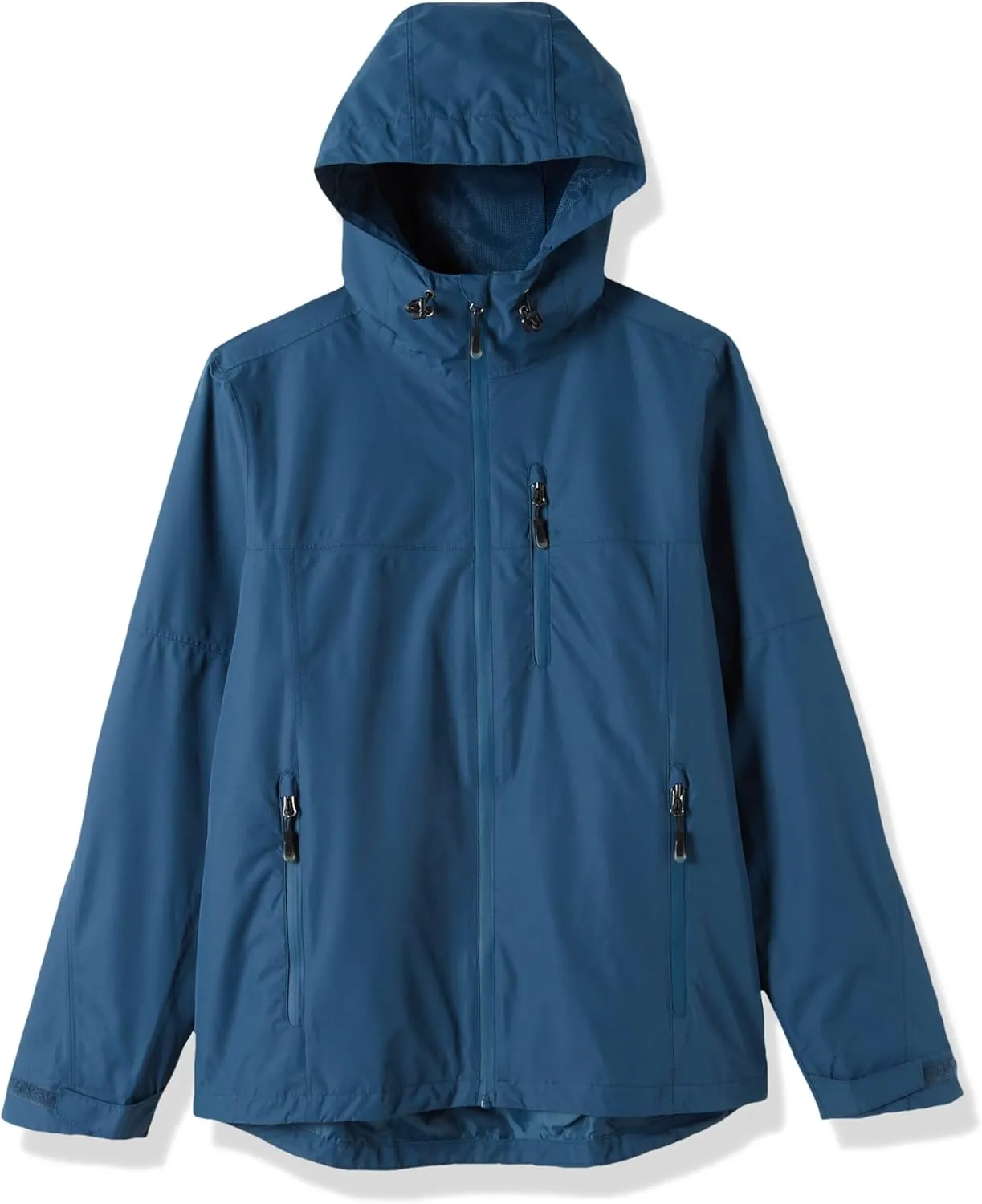 Outdoor Ventures Men's Packable Rain Jacket Waterproof Lightweight Raincoat with Hood Windproof Cycling Jackets