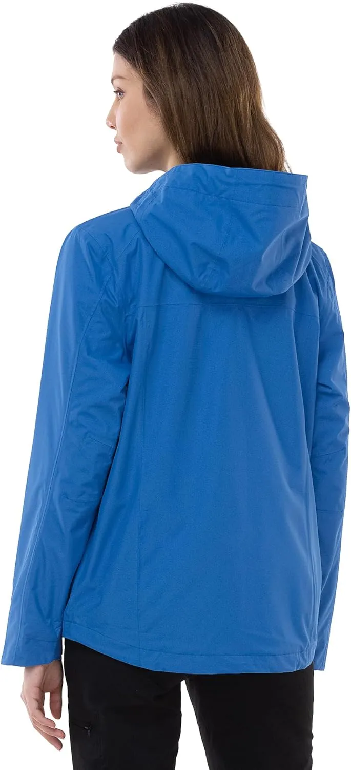Outdoor Ventures Packable Rain Jacket Women Lightweight Waterproof Raincoat with Hood Cycling Bike Jacket