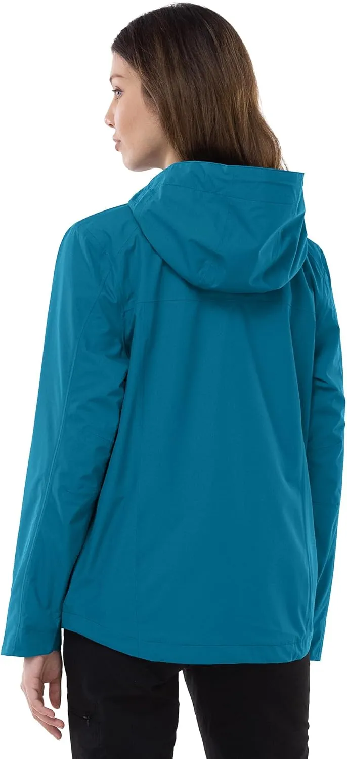 Outdoor Ventures Packable Rain Jacket Women Lightweight Waterproof Raincoat with Hood Cycling Bike Jacket