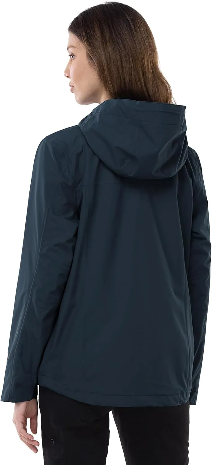 Outdoor Ventures Packable Rain Jacket Women Lightweight Waterproof Raincoat with Hood Cycling Bike Jacket