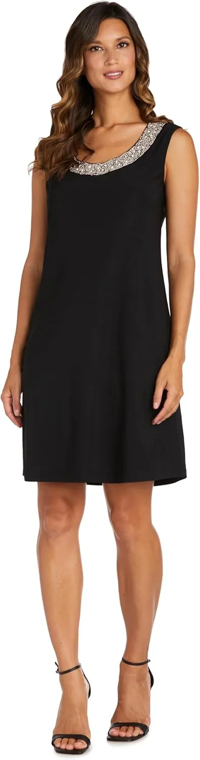 R&M Richards Womens Plus 2PC Mesh Inset Dress with Jacket