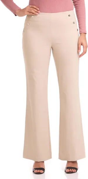 Rekucci Women's Comfort Wide Leg Pull-On Pant