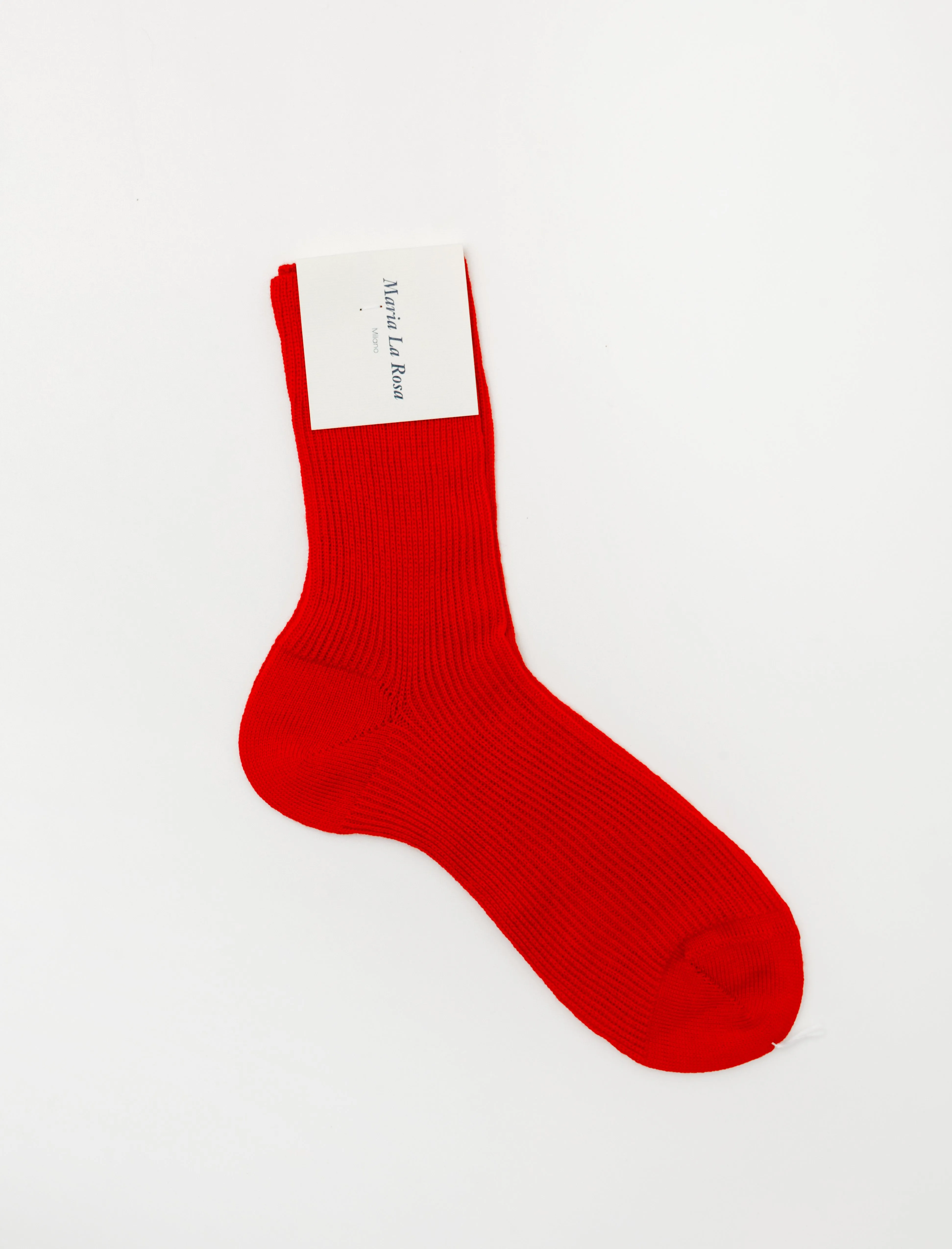 Ribbed Wool Ankle Socks