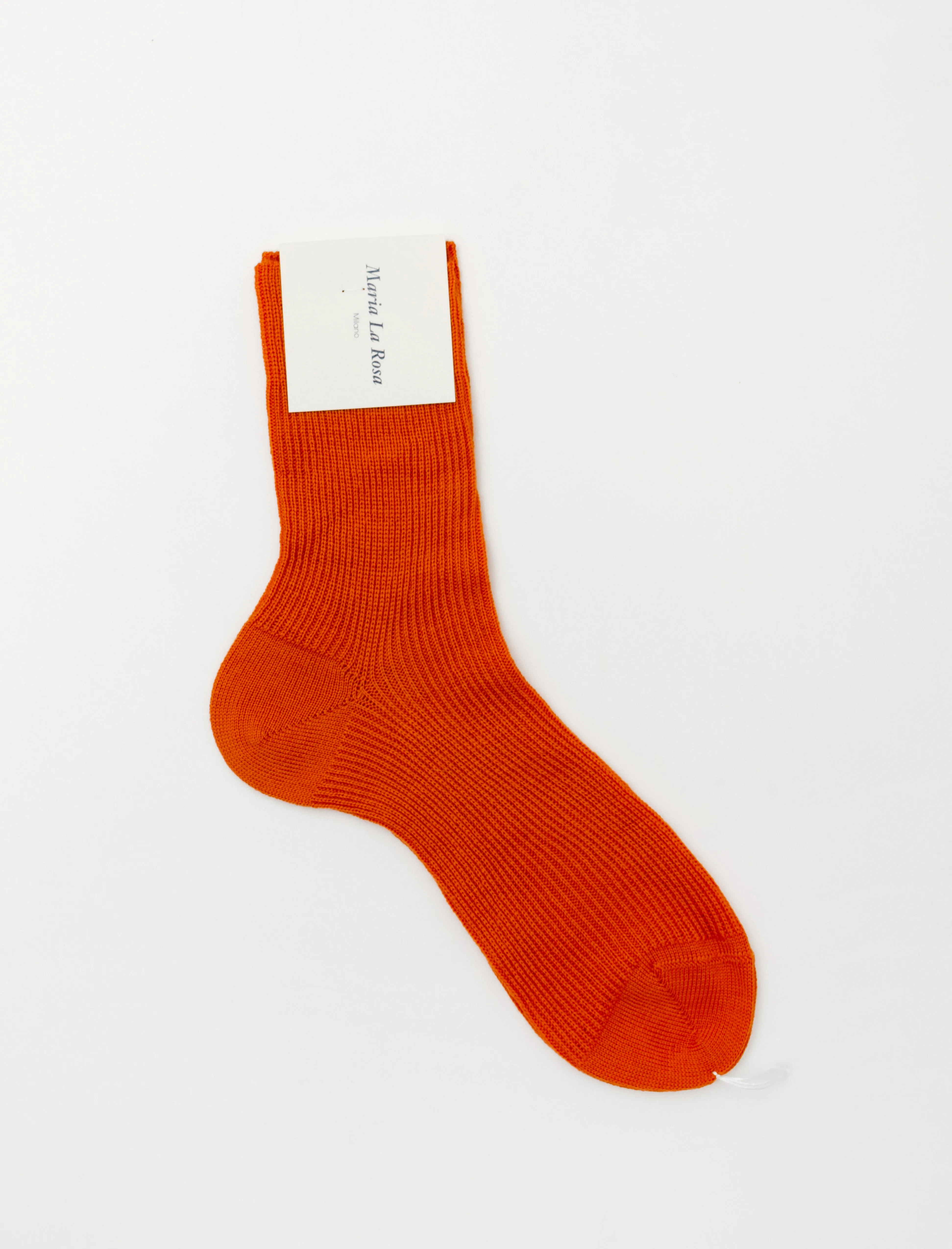Ribbed Wool Ankle Socks