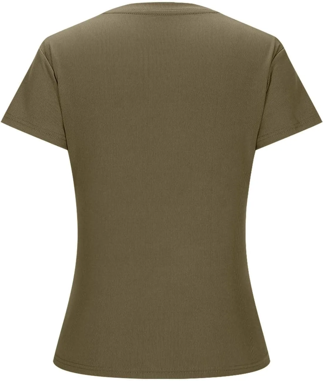 Womens Basic Teen Tees Summer Tops for Women 2024 Workout Crewneck Short Sleeve Slim Fitted Casual Crop T Shirts